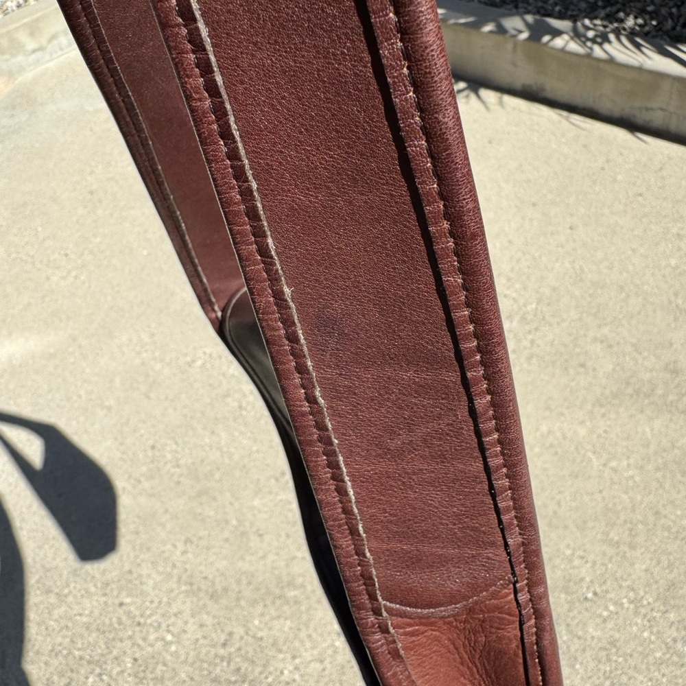 Vintage Mahogany Coach Ergo Flap - Picture 4 of 6